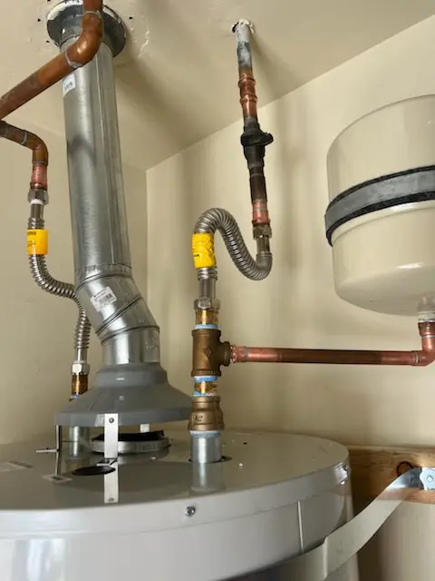 Water heater installation and plumbing repair in Bristow